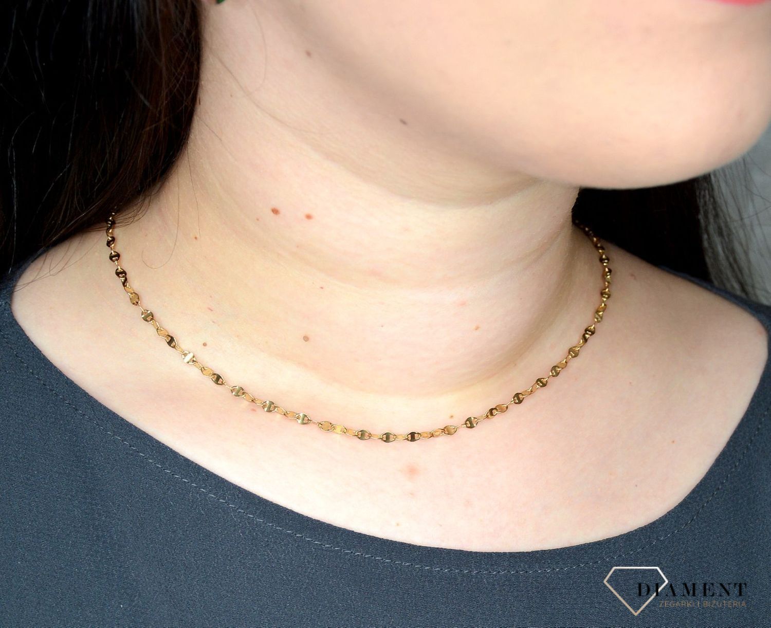 Złoty łańcuszek 333 o szerokości 3 mm DIA-LAN-3160-333 3mm (1).jpg